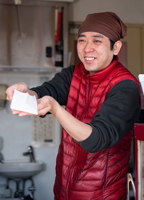 軽食「ぎゅう太郎」リーダー　津田さん